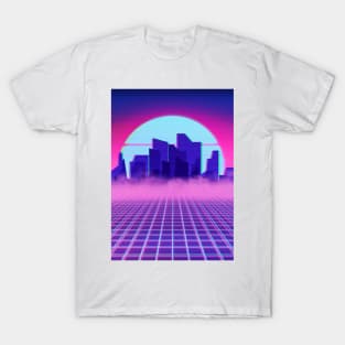 Outrun neon night T-Shirt